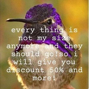 Bundle 2 or more,50% off my closet